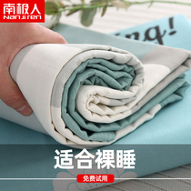 Thickened old coarse cloth sheet pure cotton single piece Single double bed Dormitory Cool Mat Linen Cotton Linen Quilt single Three sets Summer