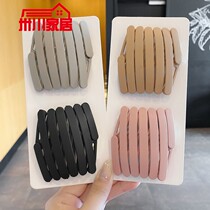 New retractable hair stirrup fixed Liu Sea pressure hair anti-slip female pure color outgoing folding card with invisible head hoop