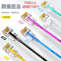 Shanze Super Class 6 10 Gigabit Fine Diameter CAT6A High Purity Oxygen Free Copper Class 7 8-Core Twisted Pair High Speed RJ45 Jumper