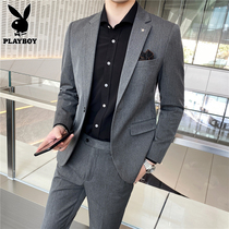 Playboy autumn suit suit suit men business professional dress groom wedding dress slim suit jacket