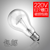 Incandescent bulb E27 screw port vintage 15w25w40w60w100w200w tungsten wire general lighting bulb yellow light