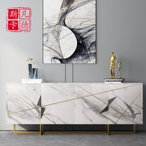 Light luxury entrance cabinet Simple partition cabinet Nordic decoration cabinet Italian shoe cabinet Modern net celebrity luxury dining side cabinet