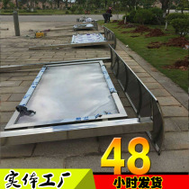 Factory direct sales custom outdoor vertical stainless steel hydraulic open publicity column Publicity column Bulletin board Bulletin board Bulletin board