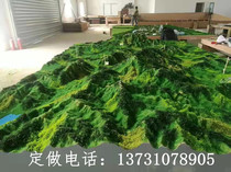 Sand planned terrain topography terrain landscape stereoscopic scene industrial city planning ancient construction military property model production