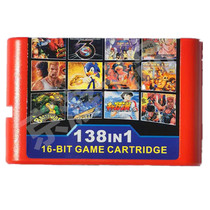 16-bit black card Sega game cassette Street Fighter Rage Iron Fist Dinosaur Team Ninth Tomahawk Four Day Ming King