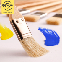 Water stucco oil painting Acrylic paint brush brush brush row brush plate brush Art wool watercolor hand-painted set