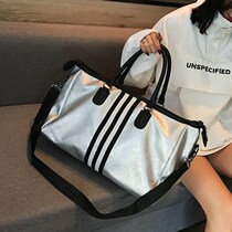 Short-distance travel bag womens carrying large-capacity luggage bag travel travel boarding bag shoes sports fitness bag womens tide