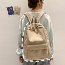 ulzzang backpack female ins Wind Harajuku Tide brand Japanese Korean version of high school college students bf style ancient feeling schoolbag