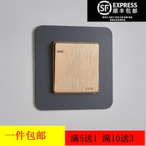 Switch Rims Cover High End Cover Ugly anti dirty minimalist modern Decorative Wall Patch Home Socket Protective Sleeves Light Lavish Creativity