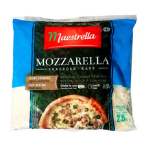 French imported Mozzarella master brand Brittany Mozzarella cheese shredded cheese 2 5kg pack