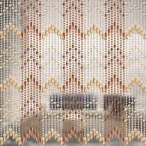 Feng Shui plastic curtain bedroom door curtain summer mosquito-proof home new partition curtain crystal bead curtain non-perforated bead chain