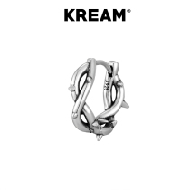 KREAM Original S925 Pure Silver Jingles Earrings Earrings Earrings Earrings High Sense Light Lavish Lukewarm Wind and Men and Men