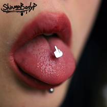 shinma 1 2 1 6 threads in hand polishing refers to the despising titanium tongue nails of European and American piercing jewelry