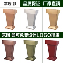  Stainless steel podium Outdoor welcome desk Reception desk Property supporting security Concierge registration desk Hotel parking desk