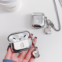 airpods protective case pro pendant electroplated soft shell for Apple wireless Bluetooth headset case 2 generation 3 silicone case