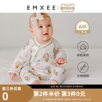 EXMEE Manxi baby clothes autumn clothes early autumn monk ha clothes climbing clothes winter newborn baby jumpsuit 0-June
