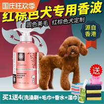 Teddy special shower gel Red and Brown special sterilization deodorant antipruritic golden hair sterilization shampoo dog bath liquid supplies