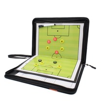 Football coach teaching board folding tactical board zipper magnetic tactical plate football test board tactical plate