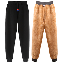 Plus velvet padded sweatpants women winter wear warm cotton pants loose casual pants lamb velvet warm pants pants