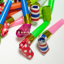 Small Red Book South Korea ins Colorful Birthday Blow to blow a whistle on a whistleblowing childs party to blame for a photo whistle