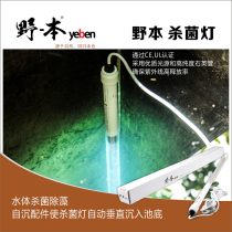 Mountain tree wild Ben ultraviolet UV sterilization lamp koi fish pond algae sterilization 20w40w self-sinking