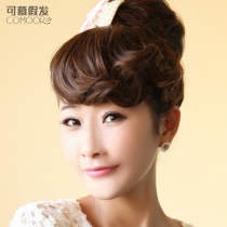 Wig film invisible female Korean fake bangs curly hair wig bangs film fake Liuhai oblique bangs film fake Liuhai without trace
