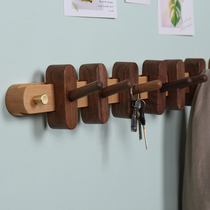 Modern Simple Solid Wood Hook Hanger Entrance Wall Decor Hanger Hook Key Hook Hanger Nordic