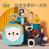 Newborn baby tooth gum rattle toy baby can gnaw grip training a 1 year old 2 three months puzzle early education