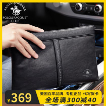 St Grand Paolo Mens Handbag 2022 New Genuine Leather Soft Leather Large Capacity Clip Handbag Hand Grab Hold Envelope Male Tide