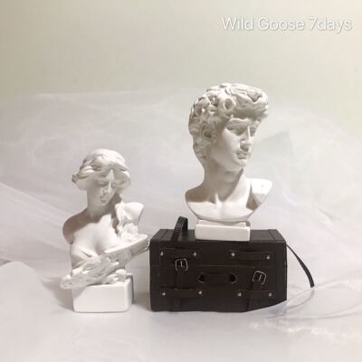 taobao agent Italian Renaissance small gypsum statue statue INS hand -made blind box camera props scene decorative ornaments