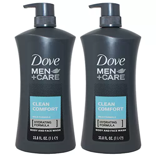 Уход за телом для мужчин Dove Men, гель для душа Clean Comfort 1 литр (33,8 унции) - упаковка из