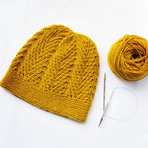 Half Moon Bend - stick needle hat translation illustration non-finished product
