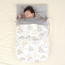Baby's quilt newborn bag sleeping bag dual-purpose winter thickened anti-kicking quilt anti-startling and appeasing newborn baby supplies