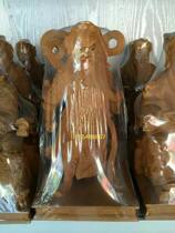 Guan Di Shengjun Guan Yu Guan Gong Guan Er Ye statue custom-made camphor wood statue carved 40cm