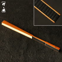 Boutique Zhejiang worker Sun Zhanghu pure handmade decades old Jade bamboo Ebony small bone Wen play folding fan bone