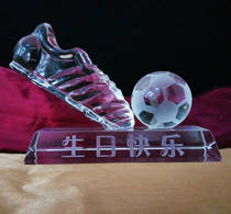 World Cup European Cup crystal football sneakers creative to send boyfriends football fans personalized custom birthday gifts
