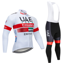 2020 new Tour de France fleet UAE riding suit Long sleeves Highway mountain bike clothes Spring autumn style breathable