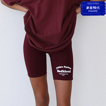 Black s seconds special trendy riding pants BAMDBLOOD European and American sexy ins wind tight underpants