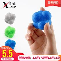 Hexagon reaction ball irregular projectile to ball training Agile degree tennis Tennis Ball exercise Steering Ball Children Adults