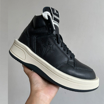 2022 Joint Section Mens Shoes RO Casual High Help Shoes Men Trends Genuine Leather Thick Bottom Heightening Couple Shoes Genuine Leather Board Shoes Women