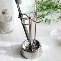  Arrival{Industrial art-like toothbrush holder}_日本 日本 日本_ Japan dulton stainless steel retro metal petal socket