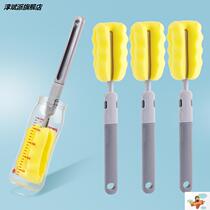 Milk bottle brush sponge replacement head cleaning brush washing bottle brush set shabu-shabu newborn baby cup brush pacifier