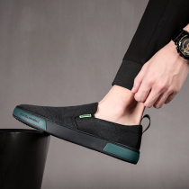 2022 Sail Cloth Shoes Mens Summer Breathable Net Face Sloth One Foot Pedal Old Beijing Cloth Shoes Trend 100 Hitch Casual Board Shoes