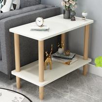 Living room shelf next to the sofa side a few Nordic mini side table mobile table corner a few bedside small round table