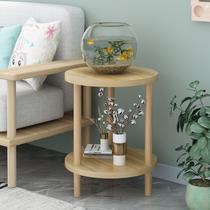 Sofa side few Nordic mini coffee table living room simple mobile side table small table corner few small round table balcony