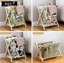 Newspaper edition fashion magazine rack magazine fabric storage rack basket finishing desktop newspaper newspaper rack pocket building w