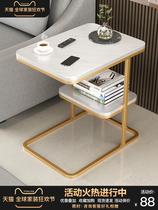 A few light luxury household tea table modern simple small round table living room sofa side cabinet small table net red corner