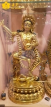 King Kongs Mother Buddha Dan Sanskrit Nepalese full-time gold master works Dojipam hand carved bronze sculptures 80cm