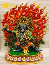 Nepali boutique painted Kumgang Buddha statue Buddha Sakagna Doje bronze Buddha statue high 45cm 