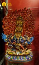 Nepals anger deity the master of the collection the master of the Buddha statue pure copper handmade copper 34cm
